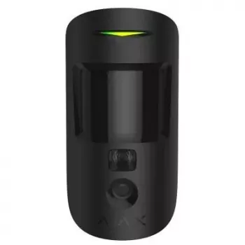 AJAX Wireless MotionCam Ανιχνευτής κίνησης με κάμερα, Μαύρο
