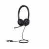 Yealink UH35 Dual UC USB-C/A On-Ear Headset με USB-A/USB-C, Μαύρο