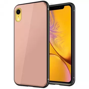 GreenGo Apple iPhone XR Glass Θήκη Ροζ
