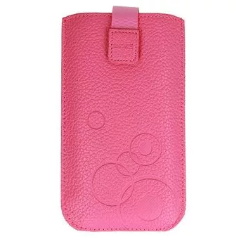 iLike Universal Leather Θήκη Τσέπης XL Φούξια