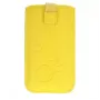 iLike Universal Leather Θήκη Τσέπης XL Κίτρινη