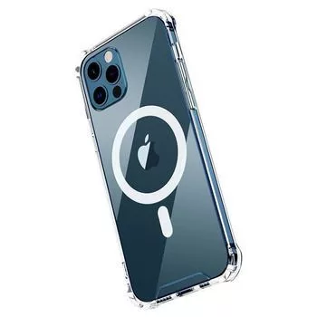 Tel Protect Apple iPhone 12 Pro Max MagSilicone Θήκη Διάφανη