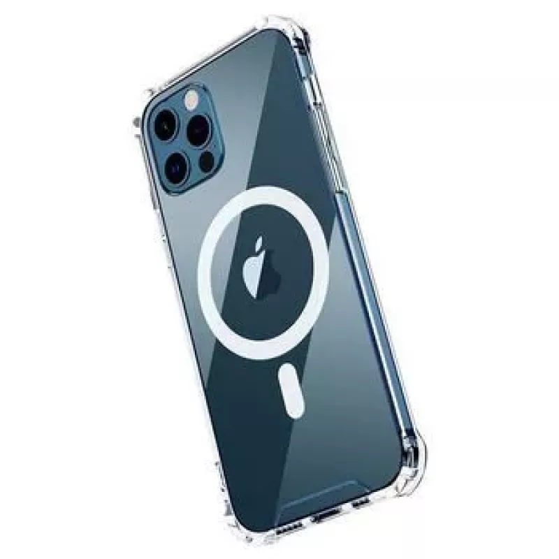 Tel Protect Apple iPhone 12 Pro Max MagSilicone Θήκη Διάφανη