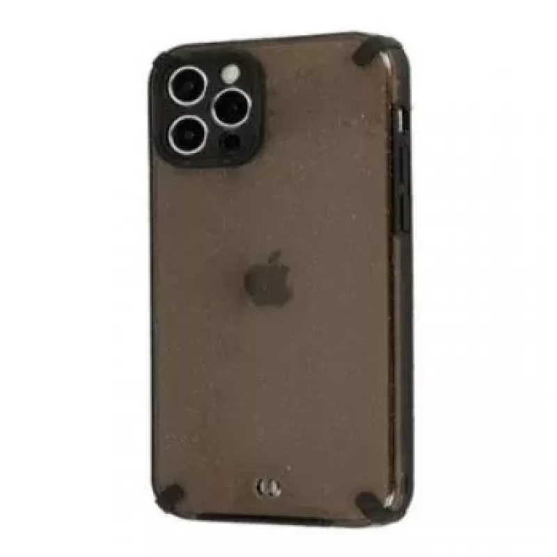 iLike Apple iPhone 12 Pro Armor Glitter Θήκη Μαύρη