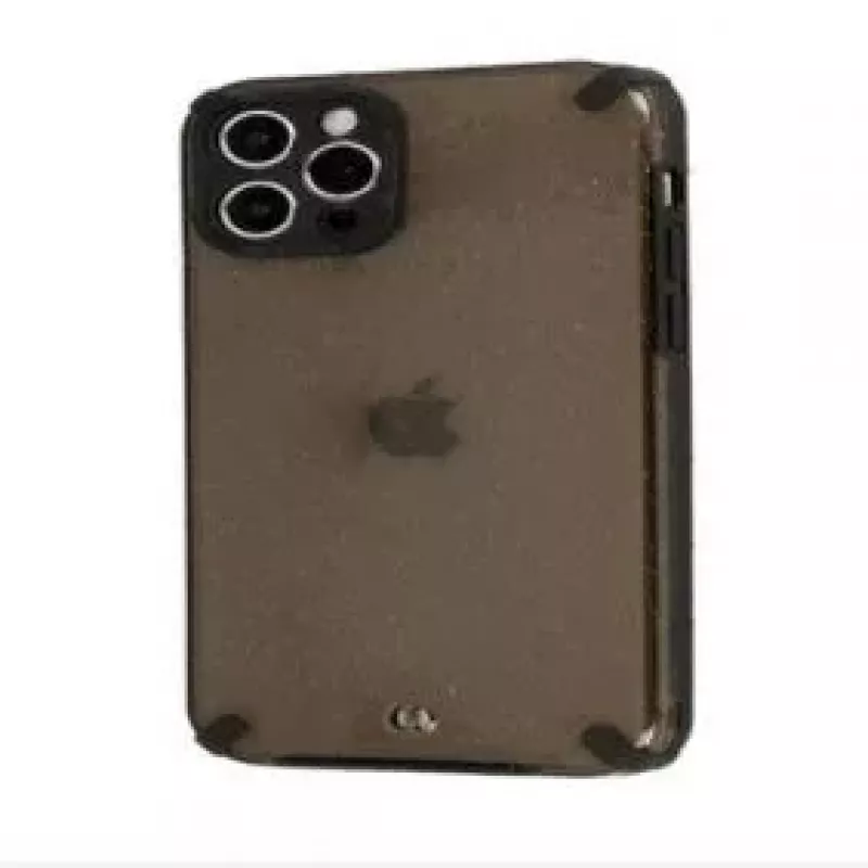 iLike Apple iPhone 12 Pro Max Armor Glitter Θήκη Μαύρη