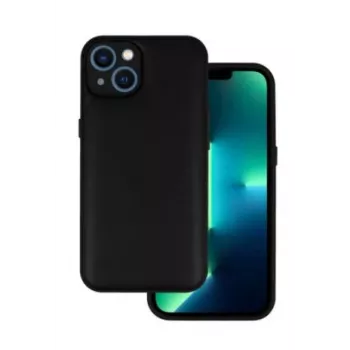 iLike Apple iPhone 14 Δερμάτινη 3D Θήκη Μαύρη