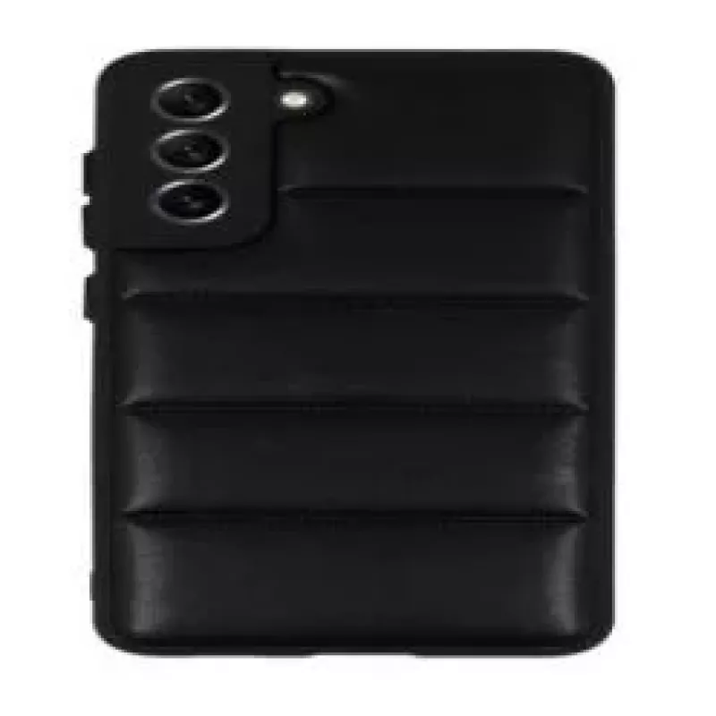 iLike Samsung Galaxy S21 FE Δερμάτινη θήκη 3D μαύρη