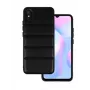 iLike Xiaomi Redmi 9A Δερμάτινη θήκη 3D μαύρη