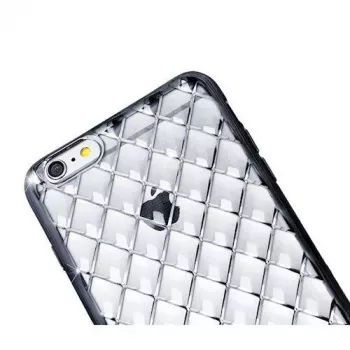 GreenGo Apple iPhone 7 Plus Grid Θήκη Ασημί
