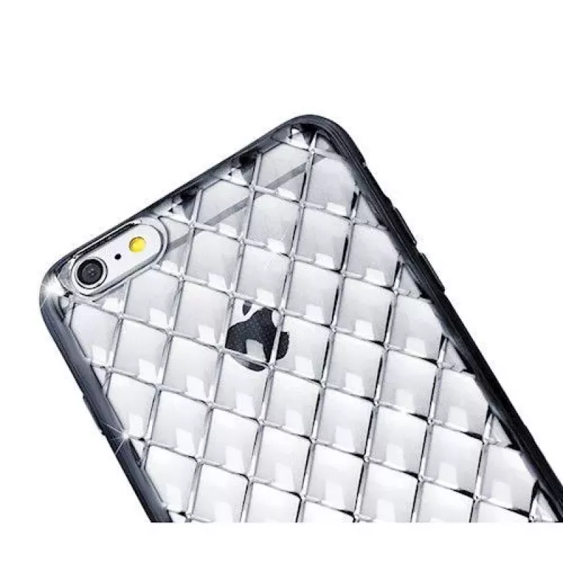 GreenGo Apple iPhone 7 Plus Grid Θήκη Ασημί