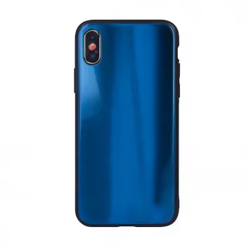 iLike Apple iPhone 7 Plus / iPhone 8 Plus Aurora Glass Θήκη Σκούρο Μπλε