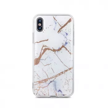 iLike Samsung Galaxy S10e Marmur Θήκη Λευκή