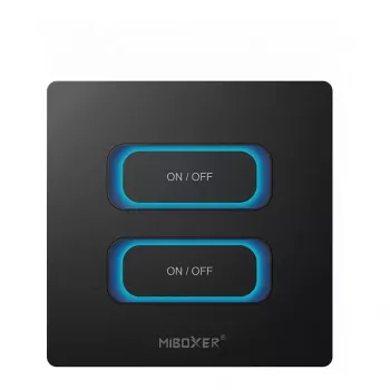 MIBOXER ESR2B 2-Gang Smart Switch 2,4GHz Motion Sensor + Dimmer Remote Control για MiLight/MiBoxer