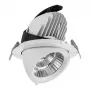 SYNERGY21 LED Downlight 40W Λευκό, Ρυθμιζόμενης Κλίσης, Θερμό Λευκό
