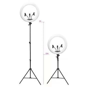 RIO RL18-EU/1.2 Δακτύλιος φωτισμού LED 45cm με ρύθμιση φωτεινότητας