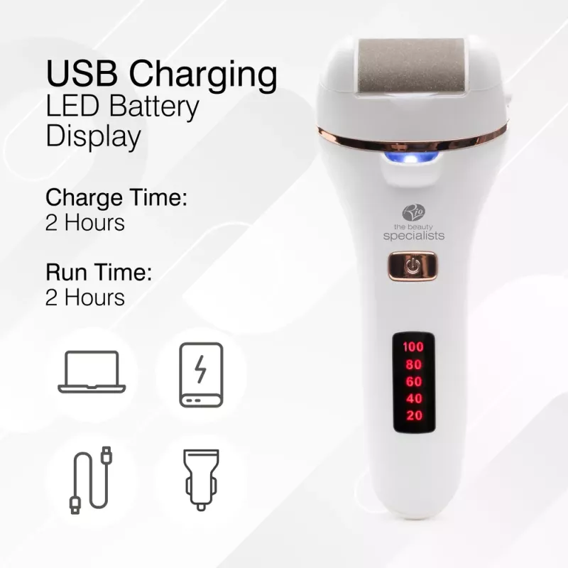 RIO PEDI4-EU/1.5 Go Smooth 60 Second Pedi, Λευκό