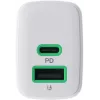 Green Cell PowerSource Duo30 30W USB-C & USB-A Φορτιστής Λευκό