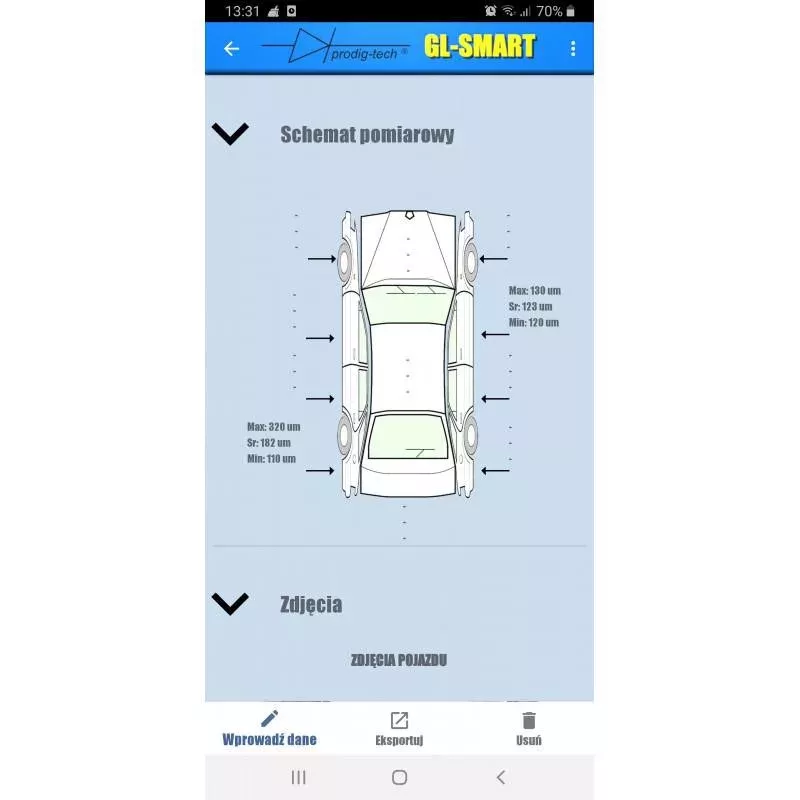 PRODIG-TECH GL-SMART-2 Μετρητής Πάχους Βαφής 0-2000 µm