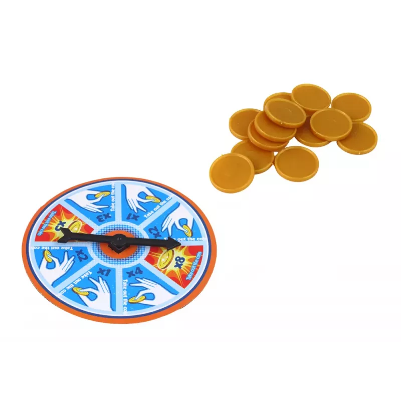 LEAN TOYS Παιχνίδι Arcade Καρχαρίας Πειρατής Έκρηξη Νομισμάτων Τροχός Σχεδίασης