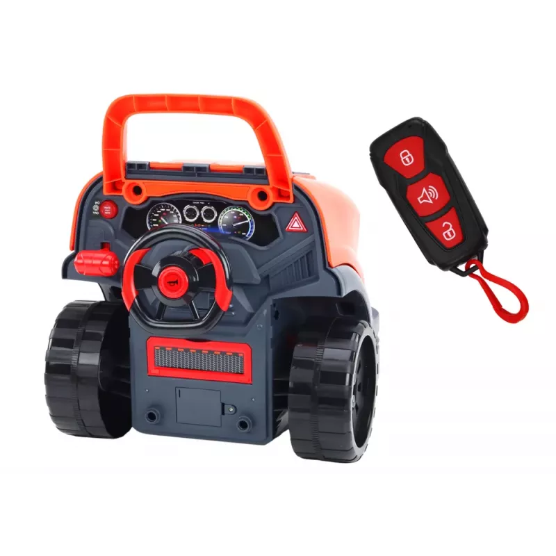 LEAN TOYS Κινητήρας αυτοκινήτου συνεργείου DIY Kit Πορτοκαλί