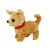 LEAN TOYS Λούτρινος σκύλος διαδραστικός μπεζ