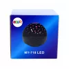 LEAN Projector Αστεριών Φωτιστικό Νυκτός Ηχείο 2in1 Μαύρο