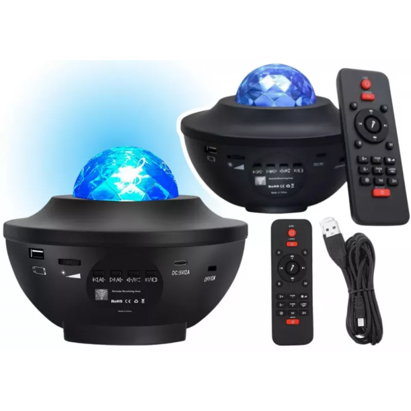 LEAN Projector Αστεριών Λάμπα LED Ηχείο Bluetooth Τηλεχειριστήριο