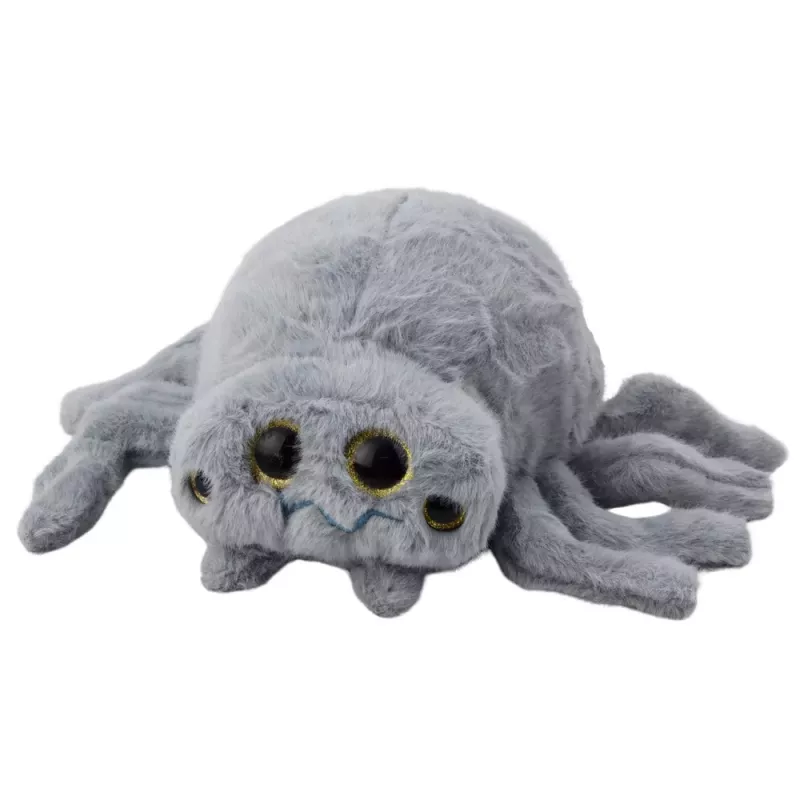LEAN TOYS Λούτρινο μασκότ έντομο αράχνη γκρι 30cm