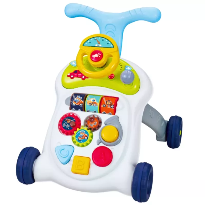 LEAN TOYS Διαδραστικό περπατούρα με τιμόνι, φως και ήχο
