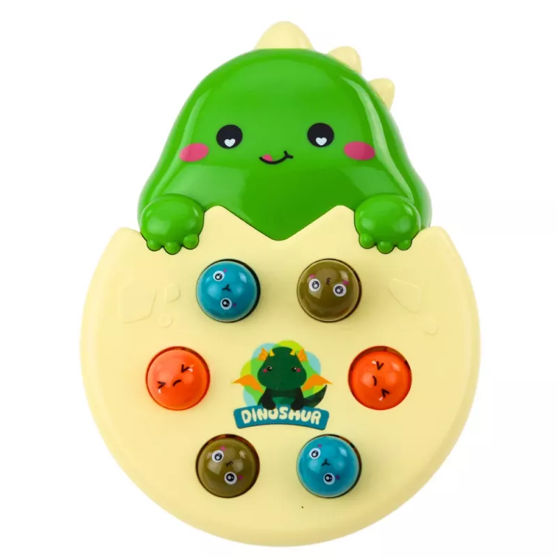 LEAN TOYS Μίνι Whack A Mole αυγό δεινόσαυρου παιχνίδι δεξιοτήτων πράσινο