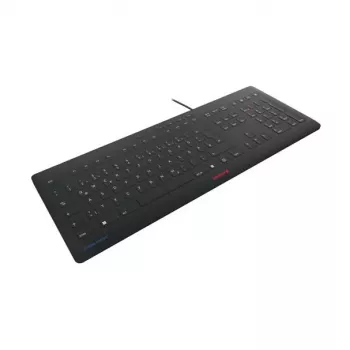 CHERRY STREAM PROTECT KEYBOARD Ενσύρματο πληκτρολόγιο αμερικανικό layout μαύρο