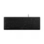 CHERRY STREAM PROTECT KEYBOARD Ενσύρματο πληκτρολόγιο αμερικανικό layout μαύρο