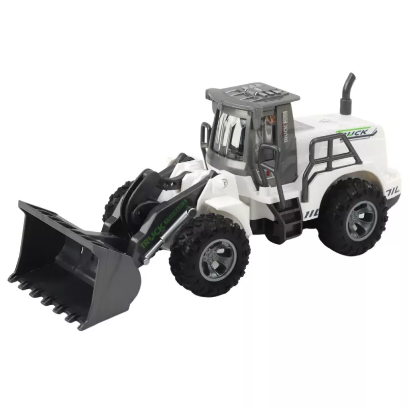 LEAN TOYS τηλεχειριζόμενος εκσκαφέας κατασκευών RC φώτα λευκό 1:30