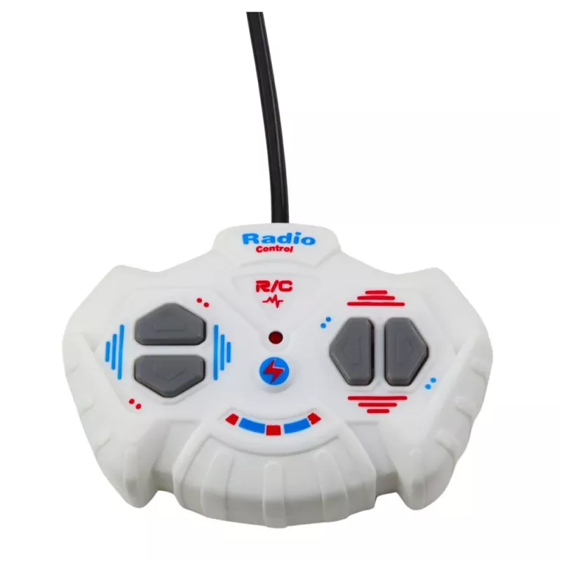 LEAN TOYS τηλεχειριζόμενος εκσκαφέας κατασκευών RC φώτα λευκό 1:30