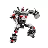 LEAN TOYS Τουβλάκια αγωνιστικό αυτοκίνητο ρομπότ 2in1 λευκό 320 τεμ.