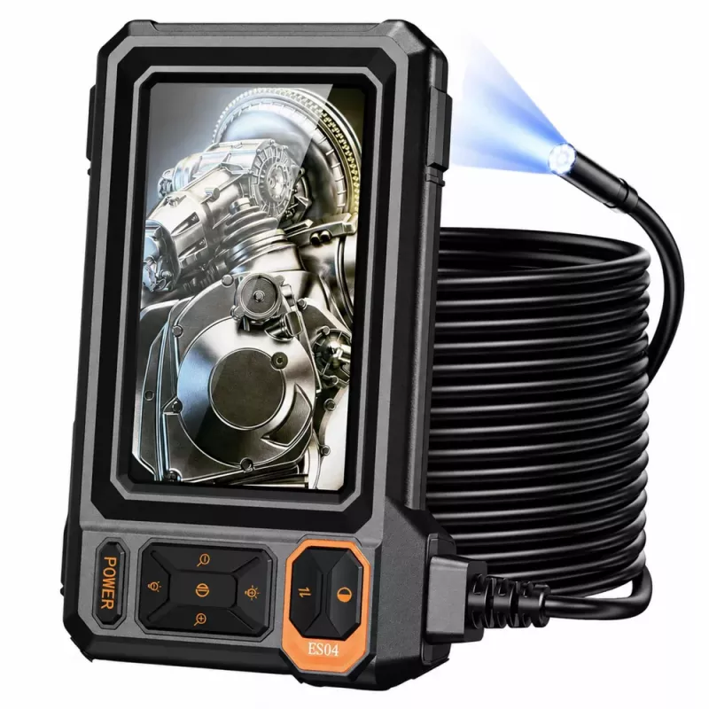 LEAN Ενσύρματη κάμερα ενδοσκόπησης 8 LED LCD 4.3'' IP67