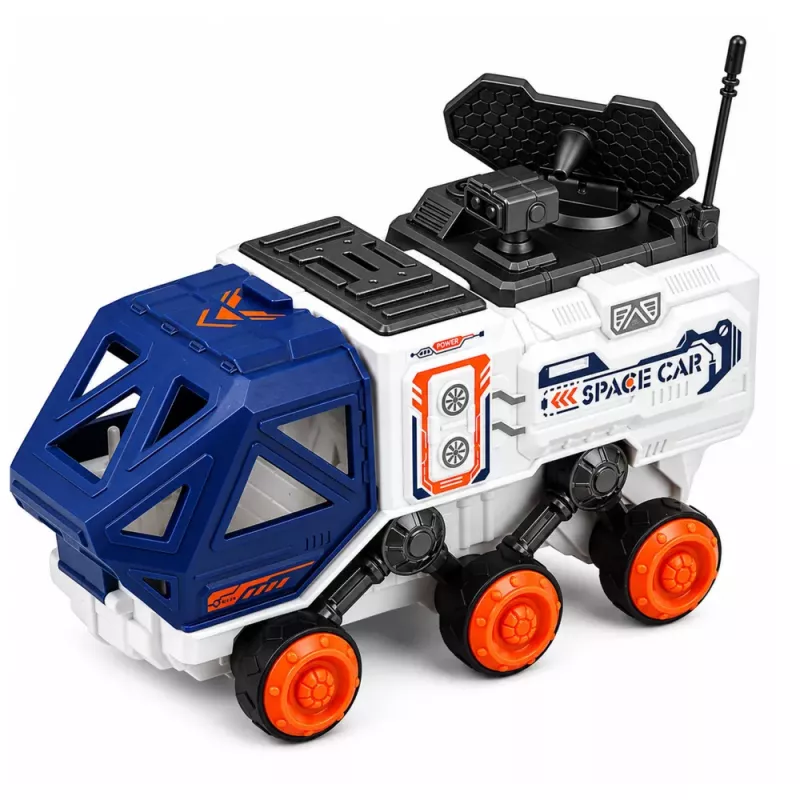 LEAN TOYS Διαστημικό Σετ Πύραυλος Λεωφορείο Drone Αστροναύτης Δορυφόρος Όχημα