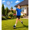 LEAN TOYS Σετ Badminton, 3 Ρακέτες, Φτερά, Πορτοκαλί Τσάντα
