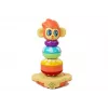 LEAN TOYS εκπαιδευτική πυραμίδα μαϊμού με ήχους, εκμάθηση αριθμών