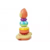 LEAN TOYS εκπαιδευτική πυραμίδα μαϊμού με ήχους, εκμάθηση αριθμών