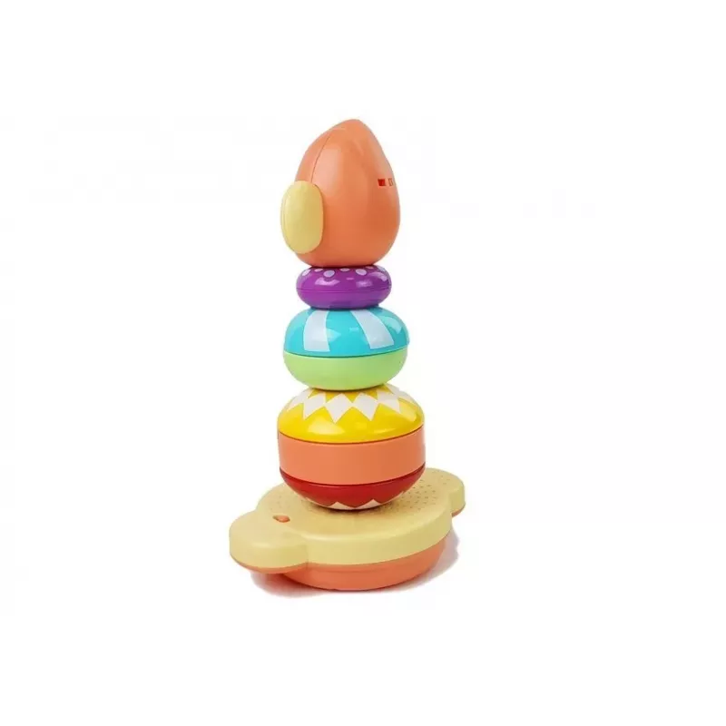 LEAN TOYS εκπαιδευτική πυραμίδα μαϊμού με ήχους, εκμάθηση αριθμών