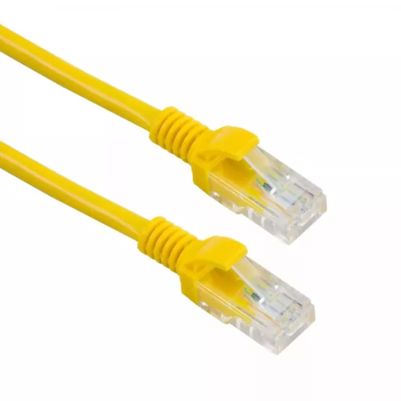 Sbox UTP-10Y CAT5e Καλώδιο δικτύου 10m Κίτρινο Patch RJ45 UTP