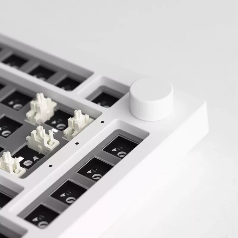 AKKO DIY Barebone Keyboard Kit 75% Λευκό Tri-Mode Hot-Swappable