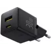 Baseus Palm 30W USB-C USB-A Φορτιστής Μαύρο