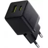 Baseus Palm 30W USB-C USB-A Φορτιστής Μαύρο