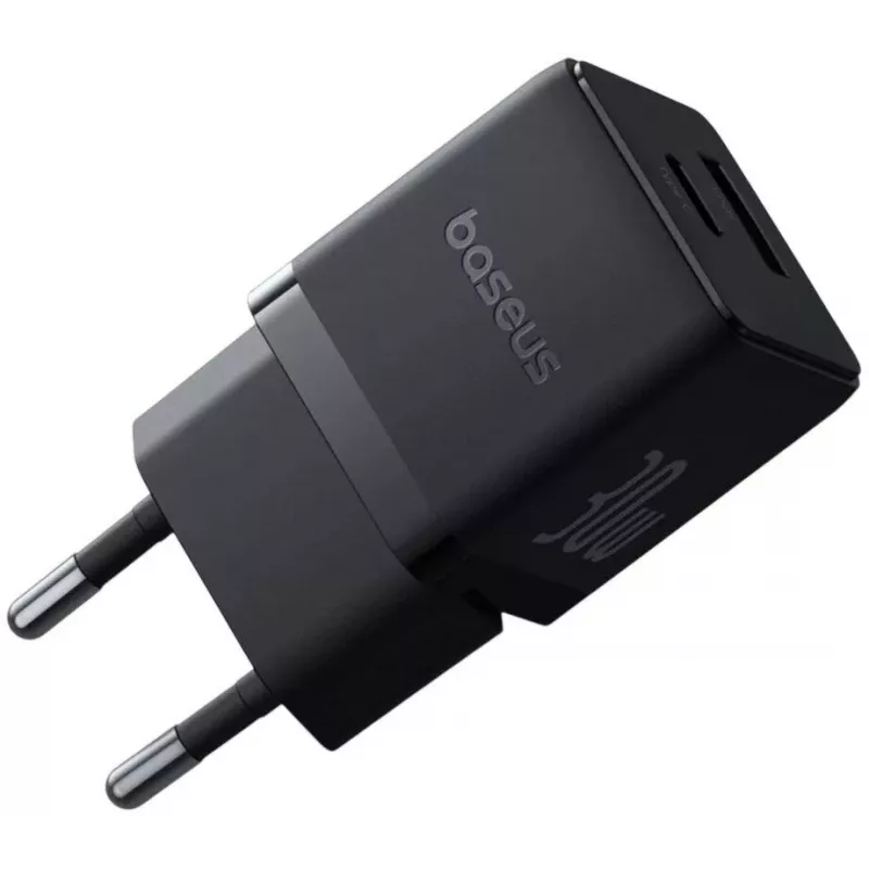 Baseus Palm 30W USB-C USB-A Φορτιστής Μαύρο