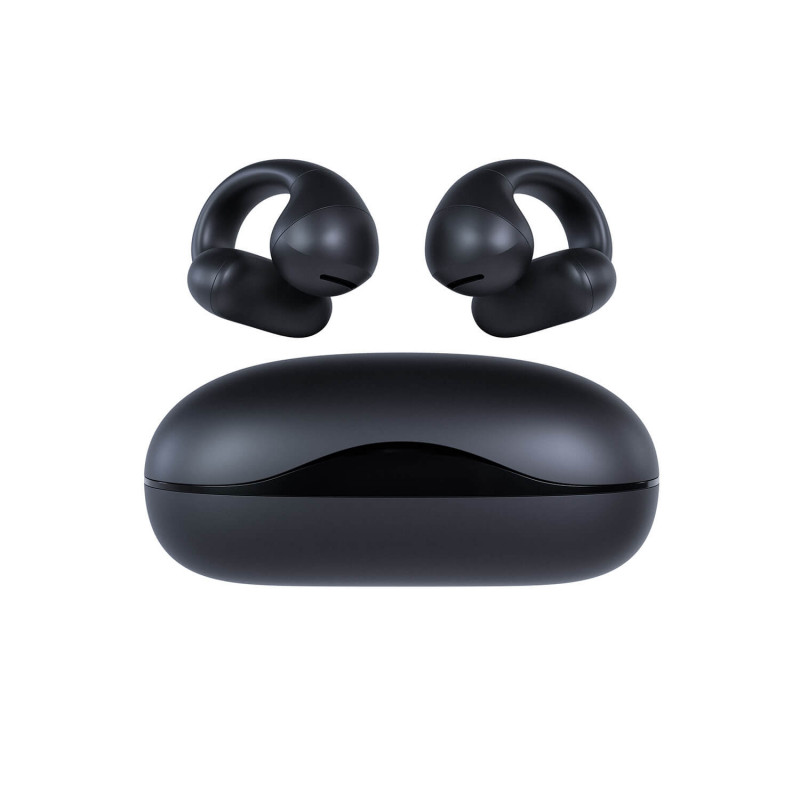 Happy Plugs Clip ασύρματα ακουστικά open-ear clip-on (μαύρα)
