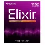Elixir Strings 11027 Custom Light NANOWEB Χορδές ακουστικής κιθάρας (11-52)
