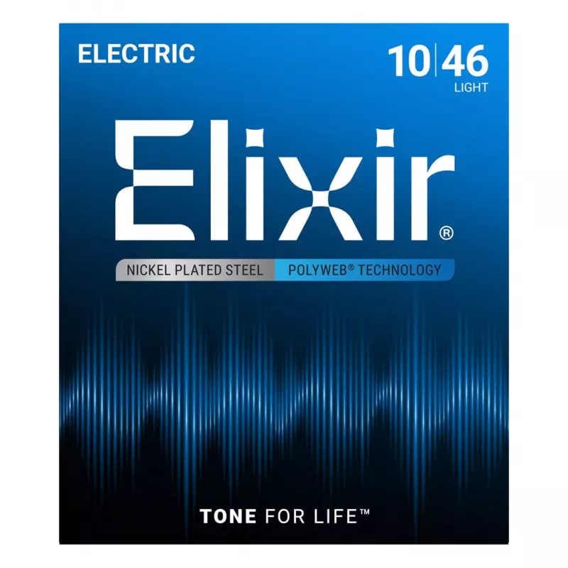 Elixir 12050 Light (10-46) PW Χορδές ηλεκτρικής κιθάρας - Επένδυση Polyweb