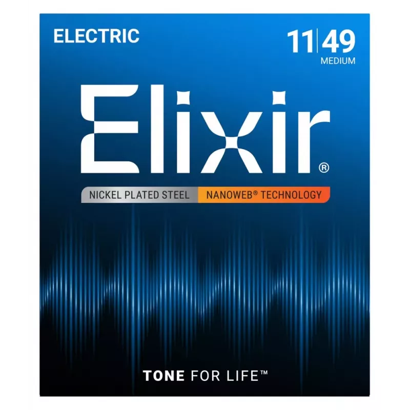 Elixir 12102 Medium (11-49) NW Χορδές ηλεκτρικής κιθάρας